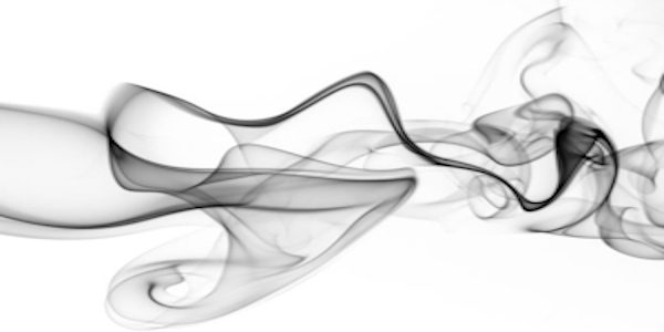 grey smoke swirling