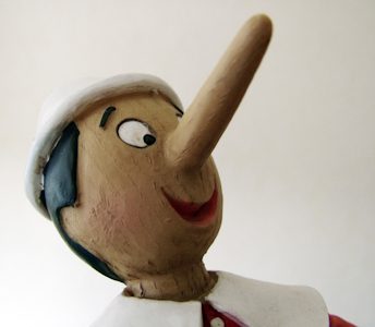 Pinocchio long nose